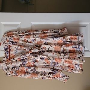 Pink Ripple, M, floral